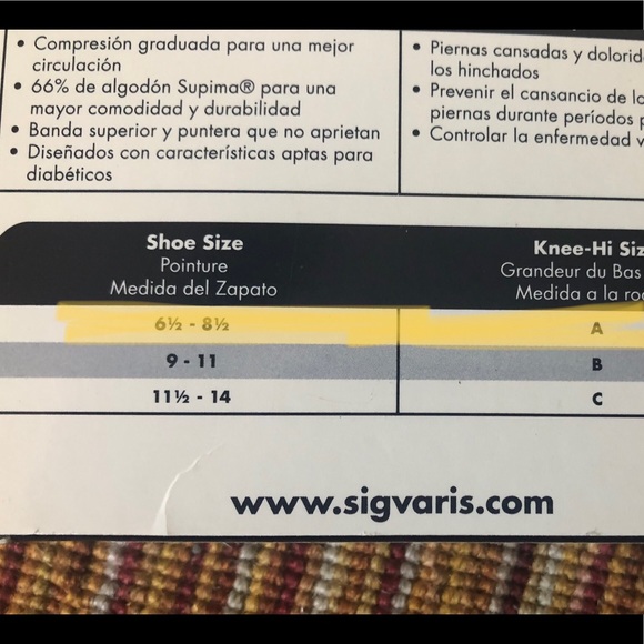 Sigvaris Compression socks - 186C 15-20 mmHg in Khaki - Picture 5 of 6